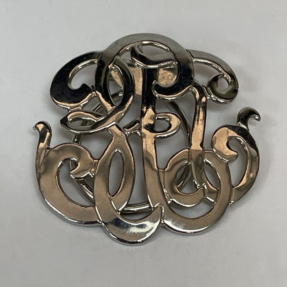Women's‎ Fashion Scarf Clip Holder Silver-tone Metal NWOT